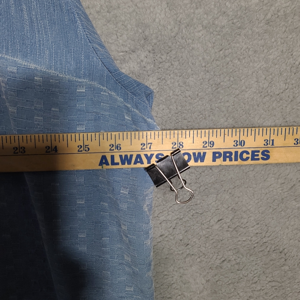 Tommy Bahama Blue Casual Lightweight Shirt - Picture 5 of 9